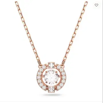 스와로브스키 SWAROVSKI una 목걸이 로즈 골드