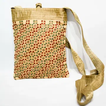 거울 자수 시샤 자수 실크 파티 백