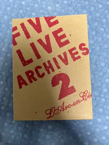 FIVE LIVE ARCHIVES 2 DVD 라르크 DVD