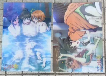 꽃 피는 이로하 3D 포스터 2장 세트 새상품