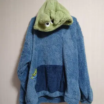 새상품 우주인 변신 후드티 디즈니 리틀 그린맨 에이리언 보들보들 3L