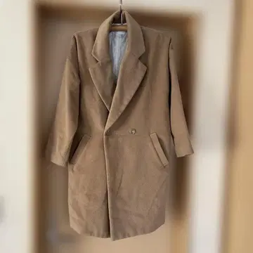 Emsexcite 카멜색 롱 코트