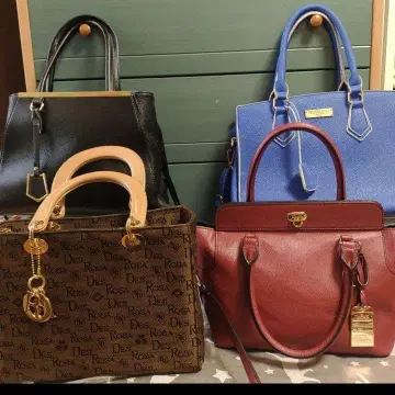 백 세트 (블랙, 파랑, 브라운, 빨간색)