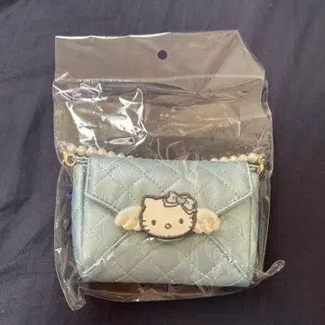 헬로키티 엔젤 퀼팅 패스 케이스 블루