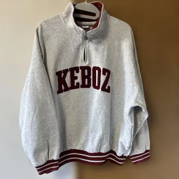 KEBOZ 하프 지퍼 스웨트 셔츠 XL