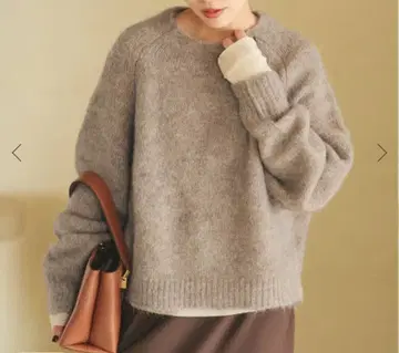 plage 모헤어 니트