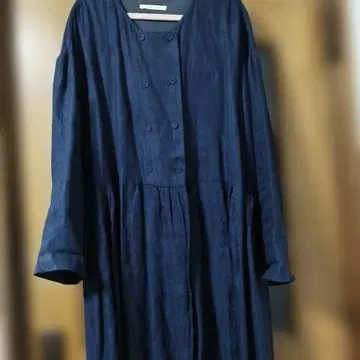 blue willow 네이비 원피스 린넨 100%