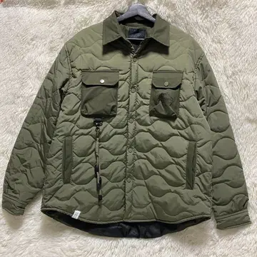 새상품급 LUCKY HORN 퀼팅 자켓 L 사이즈 올리브 그린