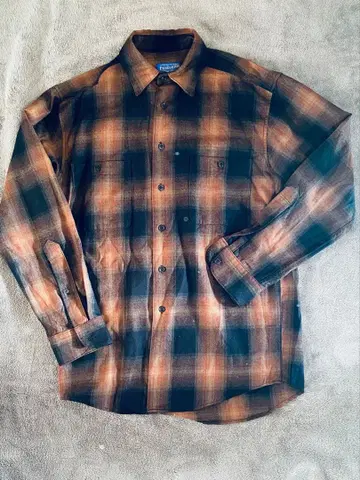 펜들턴사제 울 보드 셔츠 옴브레 체크