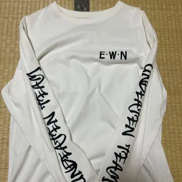 EDWIN E.W.N. 롱 슬리브 T셔츠 M 화이트