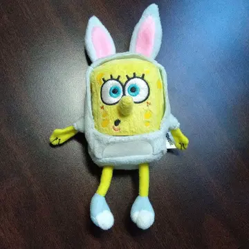 스펀지밥 벗겨지는 토끼 귀 봉제 인형