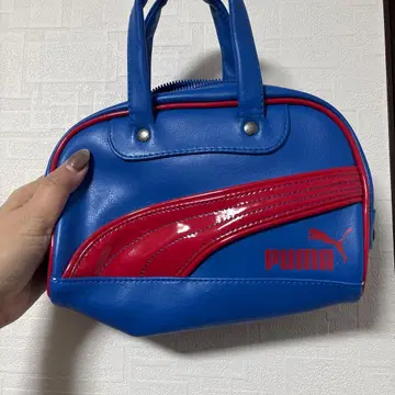 PUMA 핸드백 파랑 빨간색