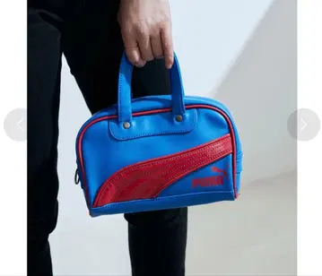PUMA 핸드백 파랑 빨간색