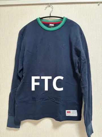 FTC 가슴 로고 자수 굵은 리브