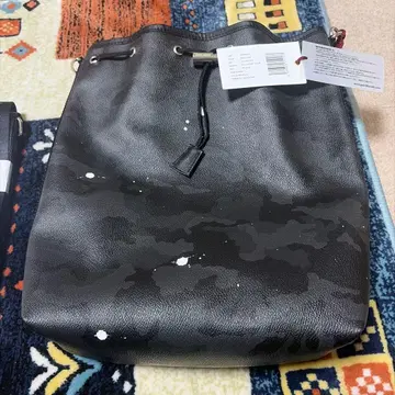 GENTIL BANDIT 백 복조리 블랙 카모플라쥬