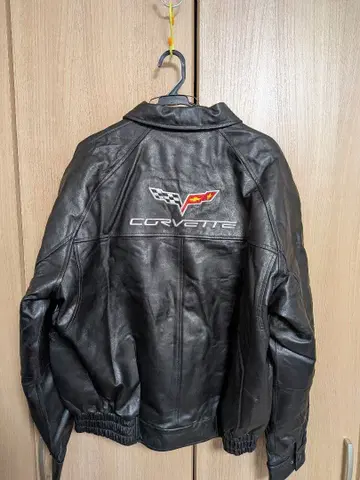 버크스 베이 코르벳 블랙 가죽 자켓 L 사이즈
