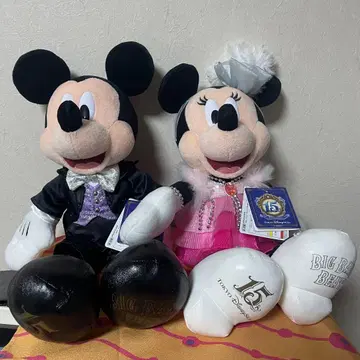 보통 사이즈 봉제 인형 미키 미니 15주년 BBB 빅밴드 비트