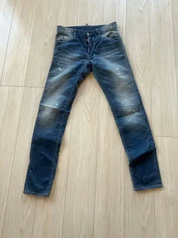DSQUARED2 데미지 가공 데님 코듀로이 44