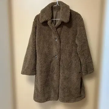 유니클로 플리스 스텐카라 코트 M 사이즈