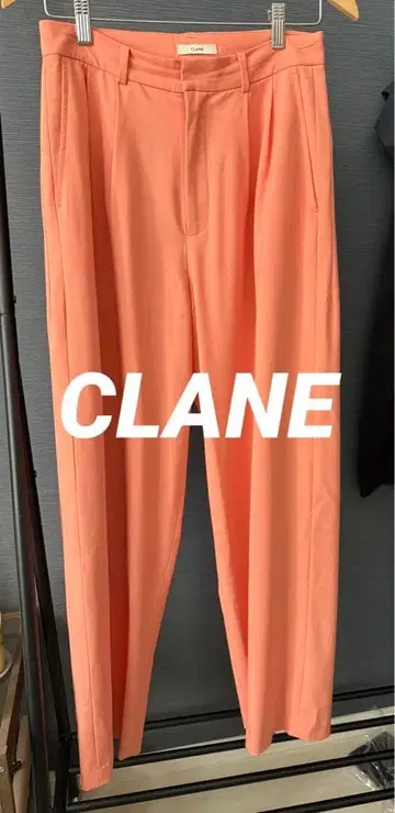[새상품급] CLANE BASIC TUCK PANTS 오렌지 사이즈 2