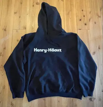 HENRYHAUZ 블랙 후드티 하겐다즈풍 L 사이즈