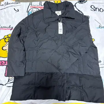 밑단 절개 솜 코트 goodday sweet 블랙 5L