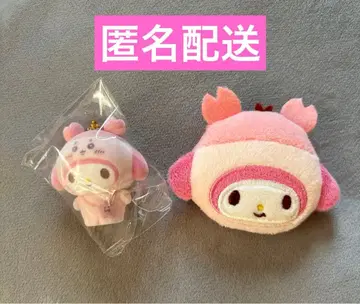 치이카와 산리오 시크릿 플로키 마스코트 참 헤어 클립