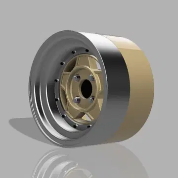 1/24 프라모델 휠 포커스 레이싱 파이브 타입