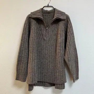 [ 미사용품 ] 필 데 페르 하프 지퍼 니트