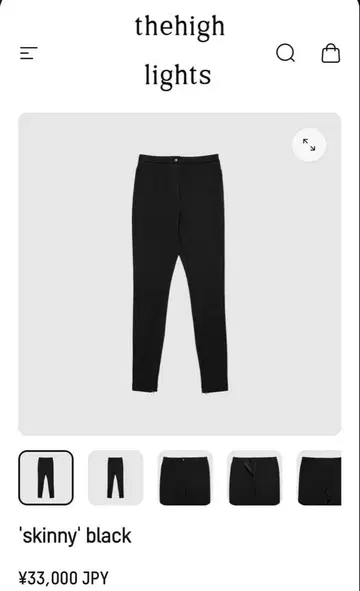 thehighlights 스키니 레깅스 팬츠 1 미사용 새상품