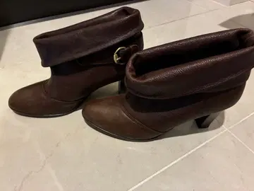 다크 브라운 롤탑 부티 diana