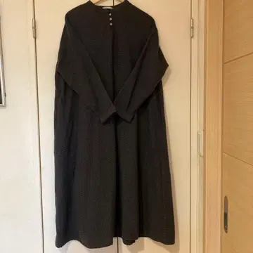 Mushroom 버튼 달린 롱 원피스 M