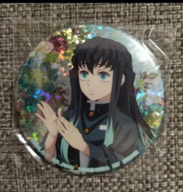 귀멸의 칼날 홀로그램 캔뱃지 토키토 무이치로 육노장 남코 namco