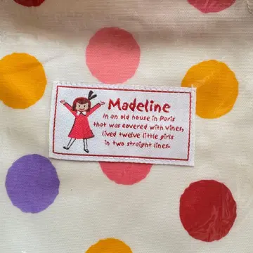 미사용 Madeline 도트 토트백