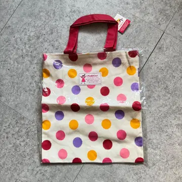 미사용 Madeline 도트 토트백