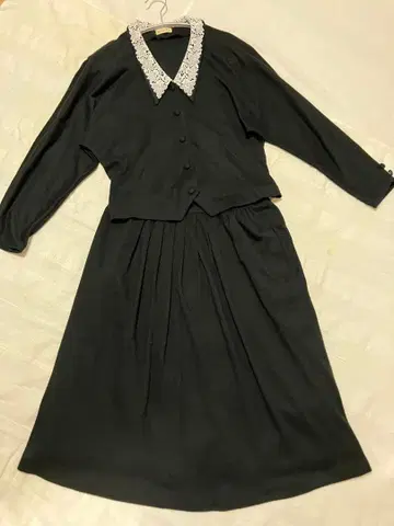 블랙 셋업 투피스