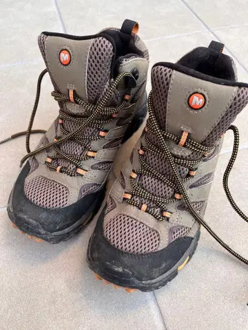 Merrell 등산화 트레킹 슈즈 그레이/올리브