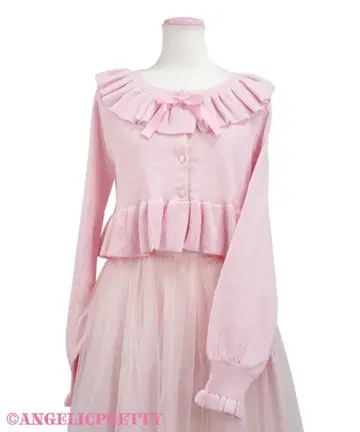 ANGELIC PRETTY 프릴 칼라 니트 가디건
