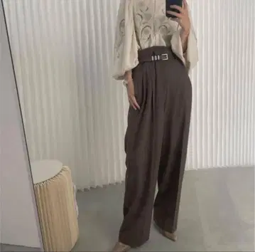 AMERI HIGH WAIST TAPERED PANTS