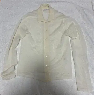 UNITED ARROWS 카라 부착 시어 가디건