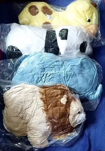 느긋한 동물원 EX 빅 전 4종 컴플리트 상품 보송보송 미개봉!