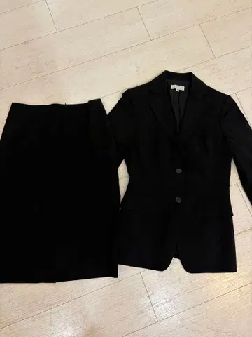 바니스뉴욕 블랙 수트 상하의