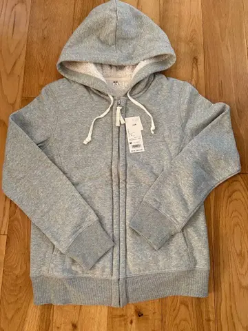 유니클로 보아 후드티 그레이 새상품