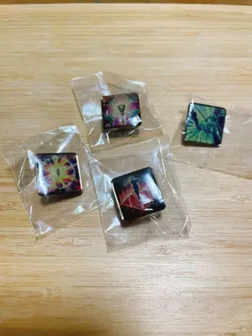 FF14 배틀 액션 핀 배지 직업 4개 세트