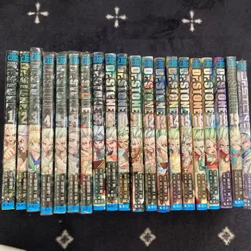 Dr.stone 코믹스 1~19권 + 백야