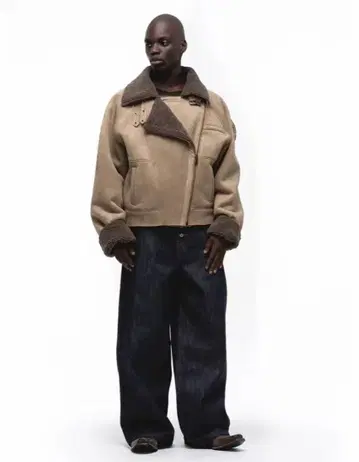 NO/ FAITH STUDIOS 베이지 자켓