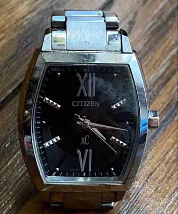 CITIZEN XC 블랙 아날로그 손목시계