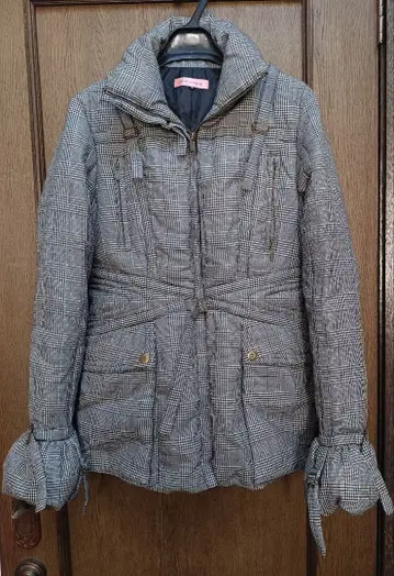 [planet remix.co.jp ] 체크 무늬 다운 자켓