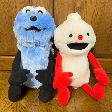 퍼펫 스 앉아있는 Big 봉제 인형 스 & 논논 세트