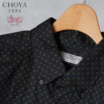 J401@ CHOYA 코튼 셔츠 LL 네이비